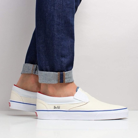 Vans Shoes - Vans Classic Slip-On Outside In Natual